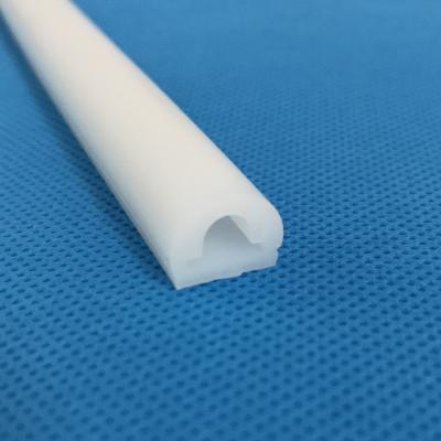 China US-N1311 13*11mm Flexible 100% Silicone Neon Tubing Diffuser Extrusions For PCB 8mm LED Strip Light for sale