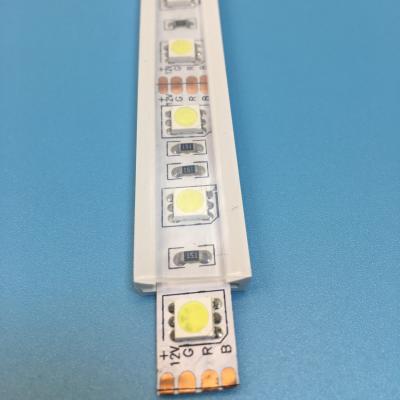 China For Light 8mm Led Flexible Neon Silicone Tube Diffuser US-N1105 Milky Lead Rubber Hose Led Profile Channel Separate For Led Strip PCB 8mm for sale