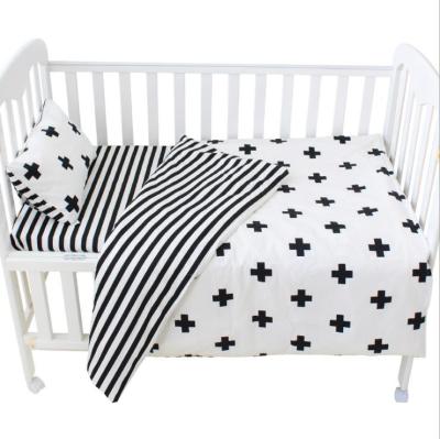 China Anti-static 3Pcs Baby Bedding Set For Newborn Crib Baby Bed Linen for sale