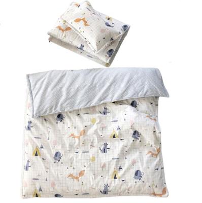 China Modern Kindergarten Kids Cotton Napping Comforter Comforter 3 Piece Bedding Set for sale