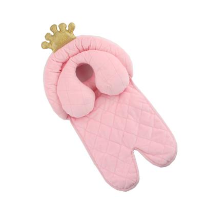 China Busybaby Seat Anti-Static Car Protection Baby Shaped Pillow With Reverse Flat Head Pillow 0-1 Year Neck Pillow for sale