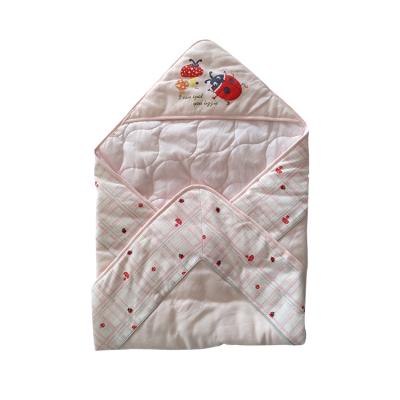 China Musical Newborn Cuddle Wrap Hooded Envelope Blanket Baby Comforter for sale