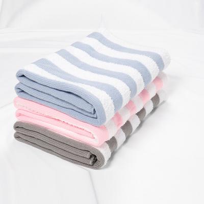 China Factory direct anti-static infant breathable cotton wool blanket baby blanket products baby knitting blanket for sale