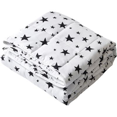 China Pure Foreign Trade Gravity Quilt Blanket Anti-static Gravity Cotton Printed Border Home Textile Blanket for sale