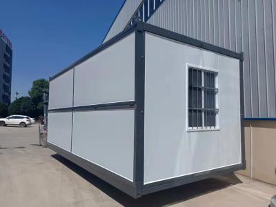 China Casa de contenedores móviles plegables de 20 pies Mini casas prefabricadas impermeables en venta