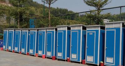 China Easy Setup Steel Portable Toilet Rental Movable Cabin For Rural Areas for sale