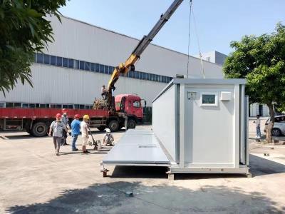 China Vorgefertigtes, erweiterbares Containerhaus 40 Fuß Stahl Luxusvilla Haus zu verkaufen