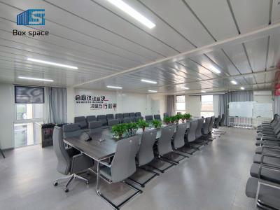 China Dos conjuntos de cabina de oficina lista, 20 pies 40 pies de cabina de oficina portátil. en venta