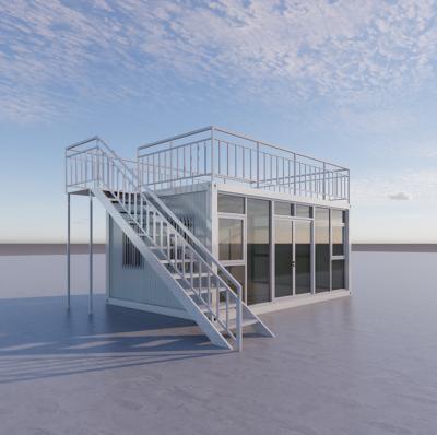 China BOX SPACE Billiges Modular-Portable-Haus Trennbares Prefab Containerhaus Vorgefertigtes Kleingebäude für Arbeiterlager zu verkaufen