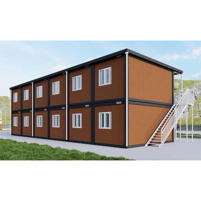 Cina Fully Assembled 20Ft 40Ft Two Story Casa Flat Pack Luxury Prefab Portable Living Containers Floating Houses in vendita