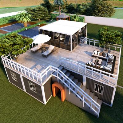 Китай BOX SPACE Custom 20 Ft Mobile House Duplex Prefabricated Container Home Kits Resort Detachable Prefab House продается