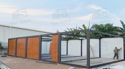 China Boxspace 20 pés Site Escritório Prefabricado Habitação Modular Australian Standard Prefabricated House Kits à venda