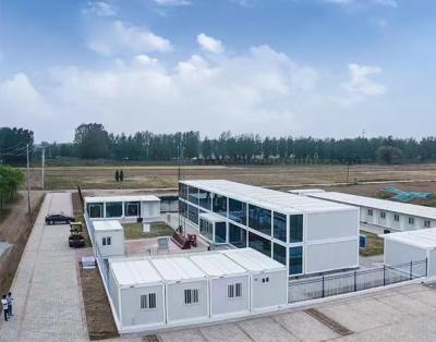 China Hurrikanbeständig Flat Pack Stahl Vorgefertigtes Modulares Vorgefertigtes Haus Galvanisiertes Stahlrahmen Containerhaus Mit Bad zu verkaufen