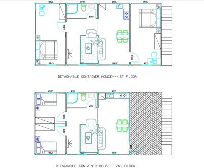 China Casa pré-fabricada para quartos de jardim e casa de cabine Tailândia Casa de contêiner portátil com isolamento de poços à venda