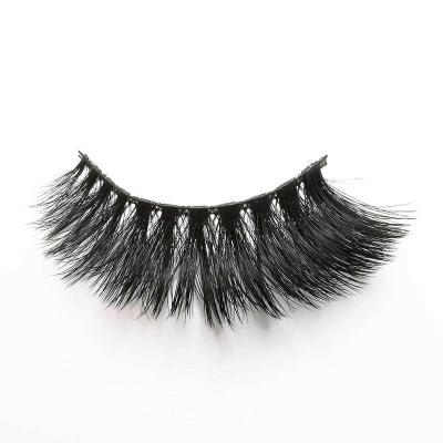 China Wholesale 3d Box Private Label Jeule Long Black 2 Pairs Mink Eyelashes Fur Hand Made Natural Cotton Premium Natural Shaft for sale