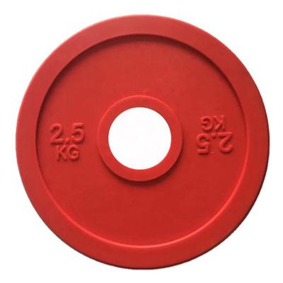 China Wholesale Two Inch Unified Weight Plate Barbell Universal Cast Iron Grip Plate Jeule For Weight for sale