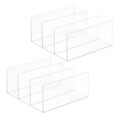 China Strong Clear Acrylic Wallet Purse Divider For Closets Bedrooms Dressers for sale