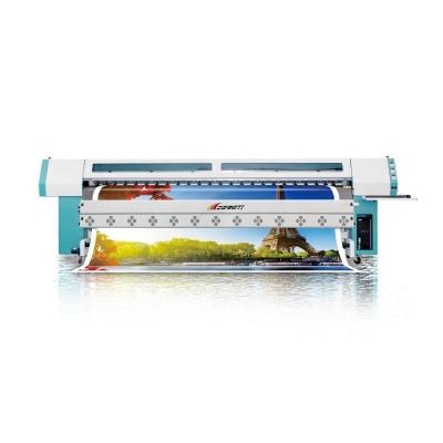 China Hotels FY-3200 H4 Hybrid Sheet Printing Machine 3.2M Acrylic Banner Flex Sheet Printing Machine for sale