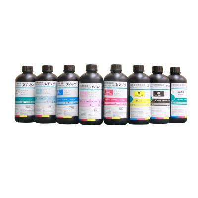 China UVR3 INK CMYKLCLM UVR3 UV Printing UV Curable Ink for sale