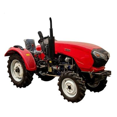 China Ariculture Factory Price Garden Wheel Compact 4WD Agricultural Machinery Mini Farm 70HP Tractor Tractors 4X4 for sale