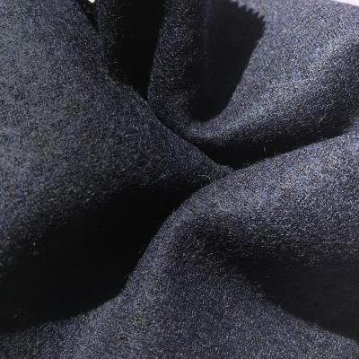 China Comfortable Fabric Anti-Static Wool For Jackets / Uniforms Wool Felt Fabric Uniforms Medium Weight Wool Twill Polyester Worsted Fabric for sale