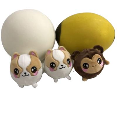 China All Kinds Of Size And Fruity Smell Customizing Size Memory Foam PU Ball /Plush Decompression Toy Ball for sale