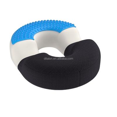 China 100% Cotton Orthopedic Surgical Donut Ring/Pillow with Gel Cushion for Hemorrhoids and Tailbone Pain Relief for sale