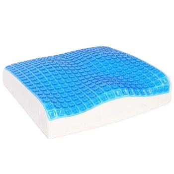 China Customization Anti-Decubitus Easy Wearing Memory Foam Gel Wheelchair Cushion for sale