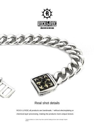 China 925 Sterling Silver Cuban Chain Series Diamond Bracelet 925 Sterling Silver Dream Love Rockride 2022 New for sale