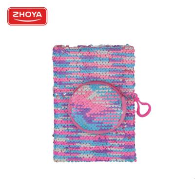 China Good Quality High Quality Customized Design Glitter Notebooks, School Dairy Glitter Notebook With Pocket for sale