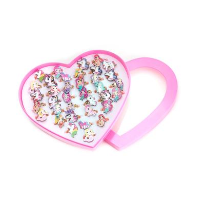 China Cute Low Price China Wholesale Acrylic Rings Jewelry For Kids for sale