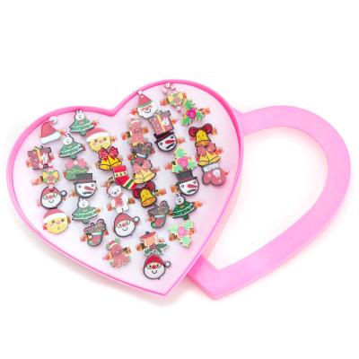 China Good Quality Wholesale Cheap Price Cute Mi Little Christmas Ring For Kids for sale