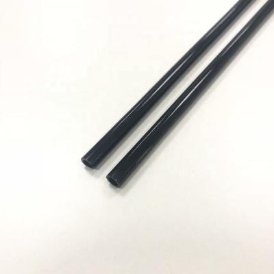 China Customized Hard Tube Black PVC Pipe PC Tube PP Rigid Plastic Tubing For Crafts for sale