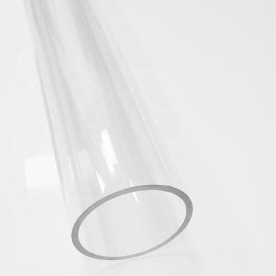 China Factory High Transmittance Polycarbonate Tubing Large Size PC Pipe Plastic Tube for sale