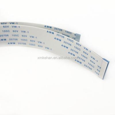 China Computer 12 Pin 0.5mm Wire Cable Assembly ODM AWM 20706 105C 60V FFC Cable Rohs Compliant for sale