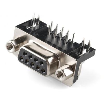 China Conector de 9 pines femenino D-Sub aprobado por OEM UL para aparatos industriales en venta