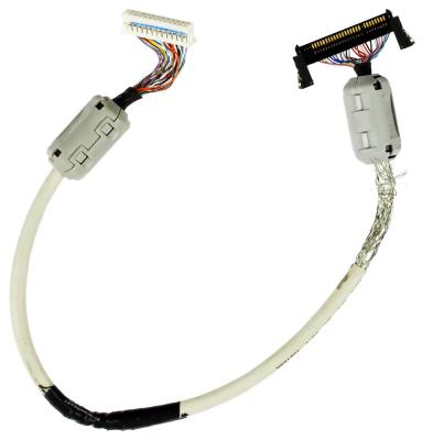 China LCD-paneel 40 pin LVDS-kabel vervaardigd met aangepaste connectorkleur en draadgordel Te koop