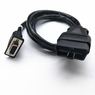 China ODB OBD2 Automobile Diagnostic Cable VGA Cable Conductor Bare Copper Male-Female for sale