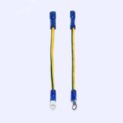 China Versatile Application Non-Insulated Copper M8 Ring Terminal Wire Harness with TE for sale