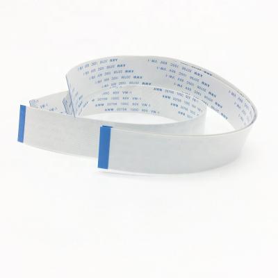 China Zwarte AVF-kabel 0,5 mm Flexible Flat Ribbon FFC-kabel voor industriële draadverbinding Te koop