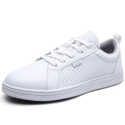 China Fashion Trend Shoes For Work In Restaurant Sneakers Custom Size OEM Genuine Leather Casual Shoes Big Size For Men Shoes Manufacturer for sale