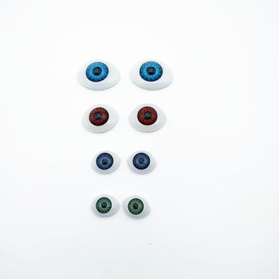 China Mini Toy Cheap Plastic Craft Acrylic Doll Oval Reborn Eyes for sale