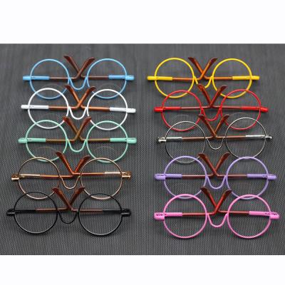 China DIY TOY Doll Decoration Doll Eye Glasses Star Doll Glasses For Kid Art Craft for sale