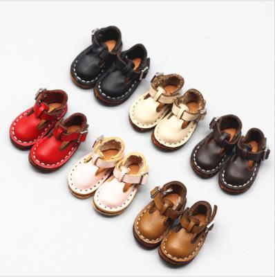 China Real Toy Hot Sale Handmade 3.7cm Sandal Electronic Leather Shoes For Doll for sale