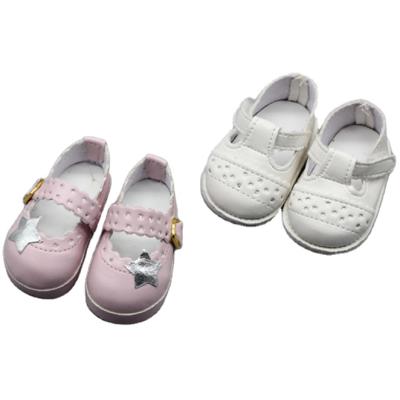 China Toy Flat Doll Shoes Star Electronic Slip Ons Fashion Doll Shoes With 14.5 Inch Doll Shoes for sale