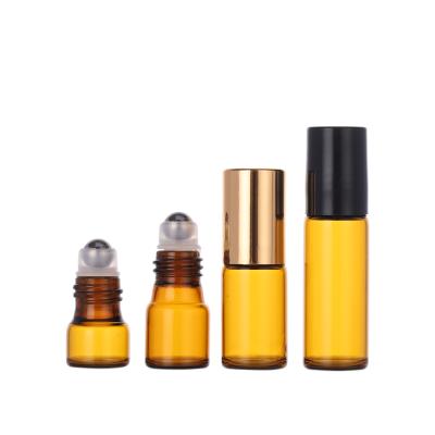 China Factory direct sales luxurious personal care roll-on glass bottles for cosmetic industry for sale