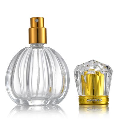 China Vintage Manufacturers Wholesale Luxury Empty Glass Custom 50ml Perfume Bottle for sale