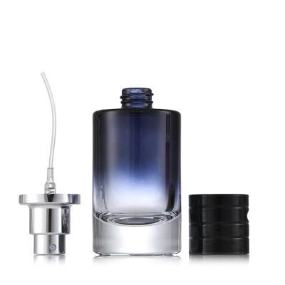 China Wholesale Classic Round 30ml 50ml Luxury Refillable Empty Spray Perfume Glass Perfume Bottle for sale