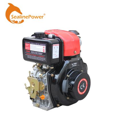 China Factory Best Selling Single Cylinder 4-Stroke 178F 7HP Air Cooled Diesel Engine for sale