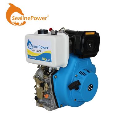 China Factory direct sale 10HP 12HP 14HP 16HP air cooled single cylinder diesel engine for sale